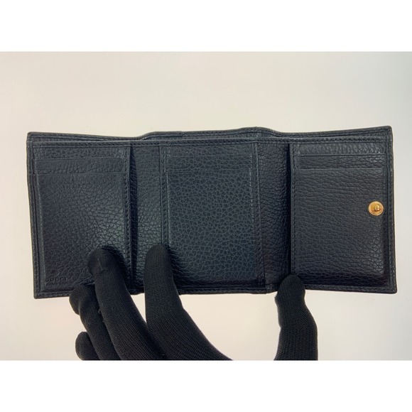 Gucci Marmont Tri fold Wallet Black - Picture 6 of 7